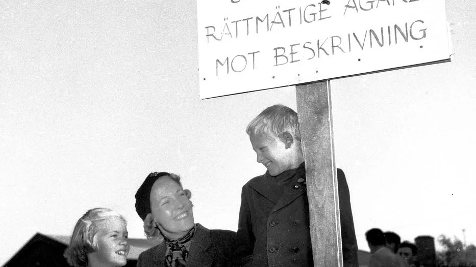 31 augusti 1953 och arrangörerna av flygdagen på Saab var kreativa i en tid utan mobiltelefoner.