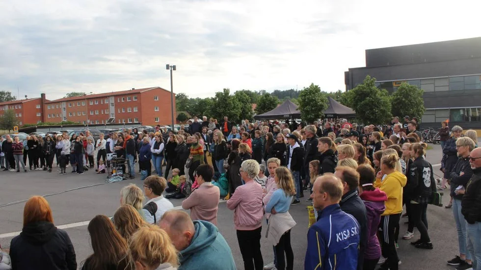 Det var mycket folk på internationella kvällen
