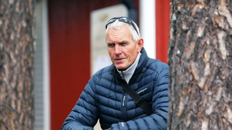 Michael Kjellander på besök vid Mörstorpssjön, där han för 20 år sedan eller så vann ett av sina sista SM-tecken.