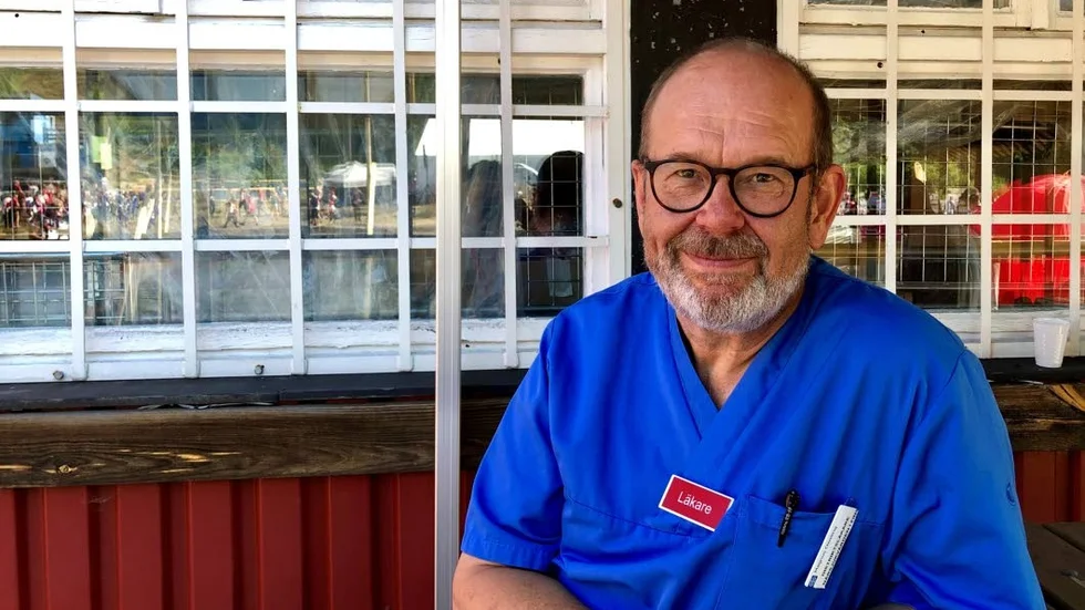 Magnus Oweling, läkare på O-Ringen.