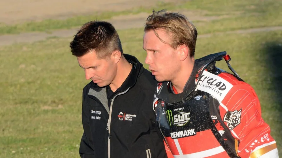 Michael Jepsen Jensen är inställd på att köra i seriefinalen mot Dackarna på tisdag kväll trots otäcka kraschen.