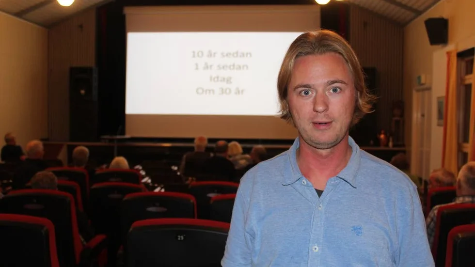 Vetenskapsjournalist Gustav Rydén Gramner föreläste om hur man förlänger livet