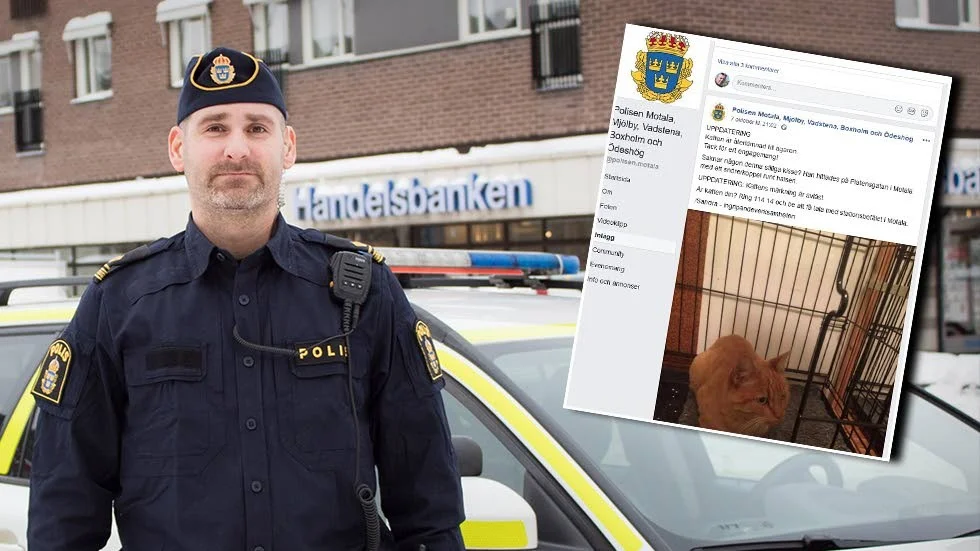 Björn Borg, gruppchef i lokalpolisområde Motala och admin för facebook-sidan Polisen Motala, Mjölby, vadstena, Boxholm och Ödeshög.