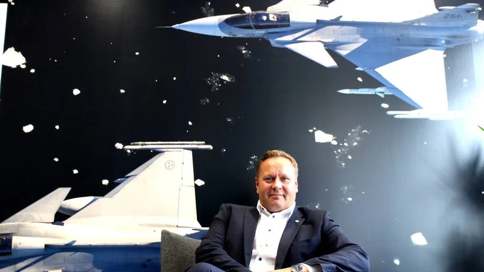 Jonas Hjelm, chef för Saab Aeronautics.