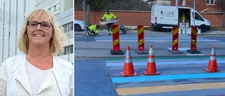 Grönt ljus – för färgglada övergångsställena i centrum