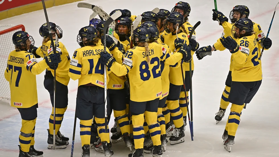 Sverige tog sin fjärde raka seger i ishockey-VM efter 8–0 mot Norge i gruppspelsavslutningen. Arkivbild.