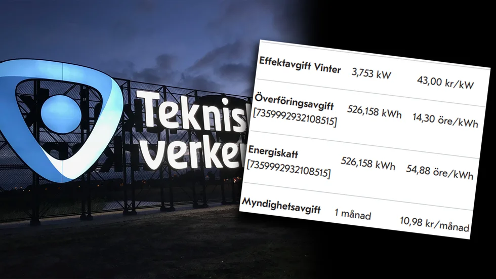 Elnätsfakturan innehåller alltfler rader. Det senaste tillskottet är Myndighetsavgift.    