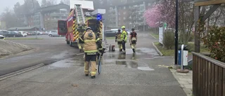 Larm om brand Klockartorpet – begränsades till blomlåda