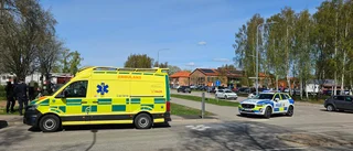 Pojke på cykel påkörd av bil i Motala
