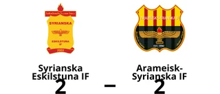 Efterlängtad poäng för Syrianska Eskilstuna IF – bröt förlustsviten mot Arameisk-Syrianska IF