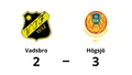 Seger för Högsjö mot Vadsbro i spännande match