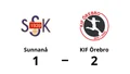 Wiklund mål räckte inte när Sunnanå föll