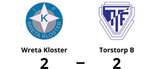 Wreta Kloster kryssade hemma mot Torstorp B