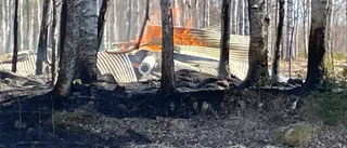 Larm om brand i byggnad       