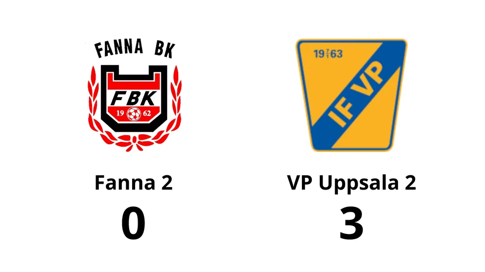 Fanna BK 2 förlorade mot IF VP Uppsala 2