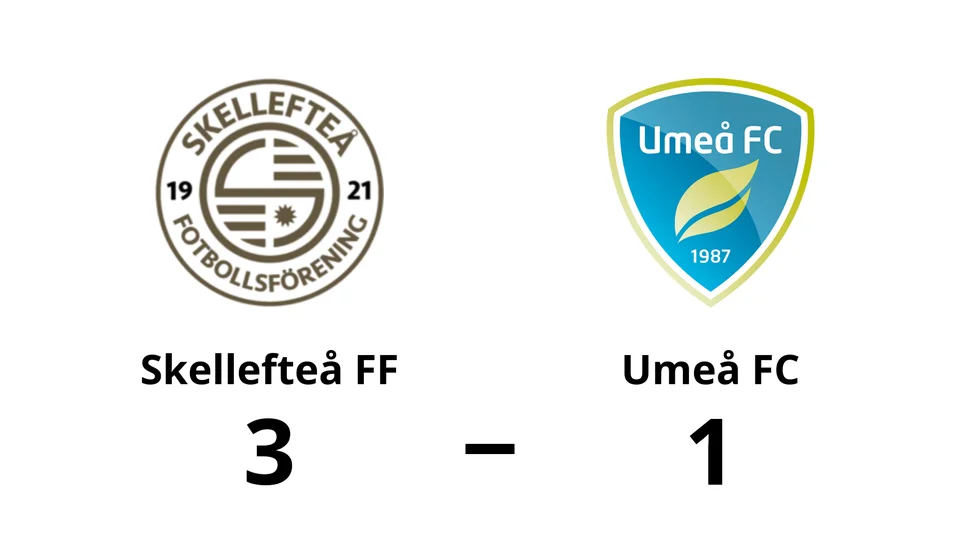 Skellefteå FF vann mot Umeå FC Akademi