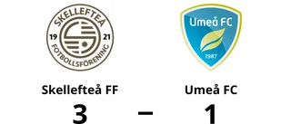 Skellefteå FF vann mot Umeå FC – trots underläge i halvtid