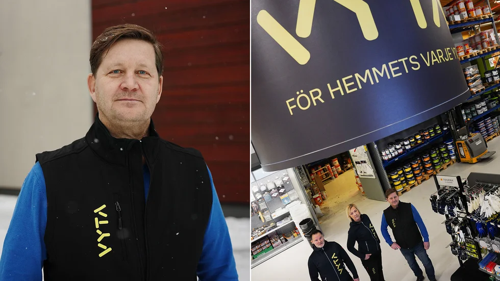 "Det känns fantastiskt att kunna driva butiken på det sättet vi vill, med en stabil plattform i ryggen", säger Mats Olsson, ägare av AB Hellgrens Färghus.