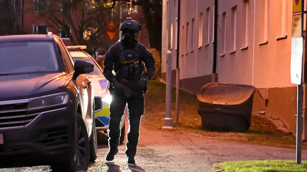 Den regionala insatsstyrkan gjorde på fredagskvällen en insats i Åbylund. 