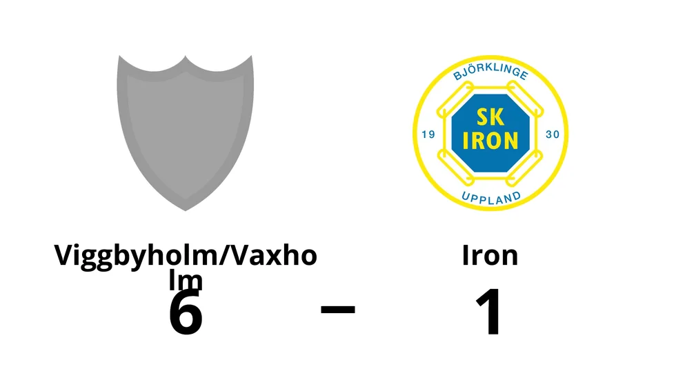 Viggbyholm/Vaxholm vann mot SK Iron Hockey