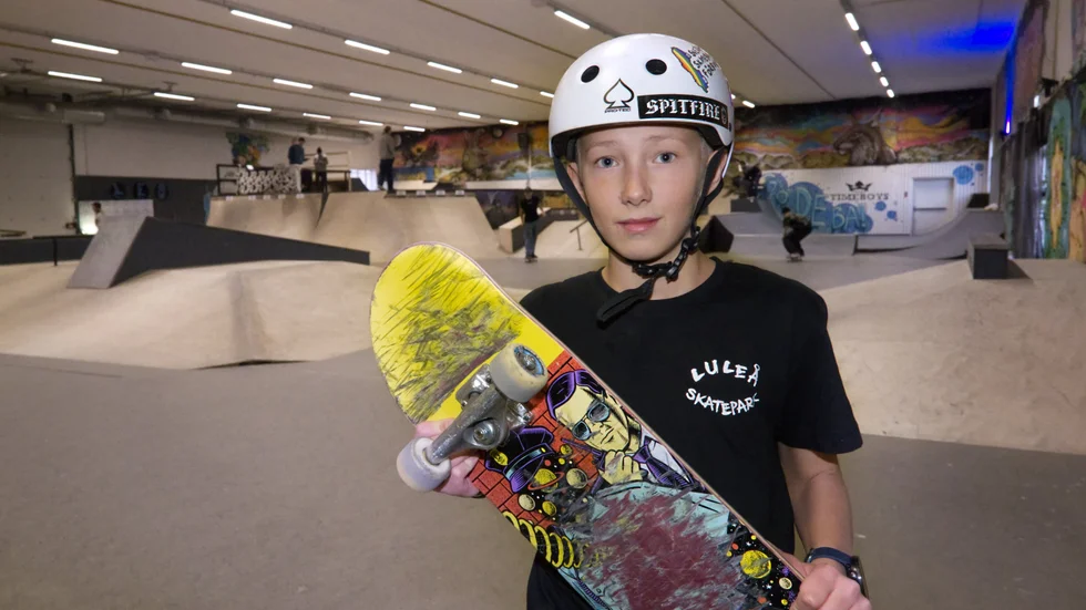 Junioren Tage Johansson 12 år, var nöjd med sin insats.