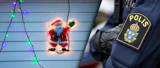 I HELGEN: Julbelysning stals från tomten – ung kvinna misstänkt
