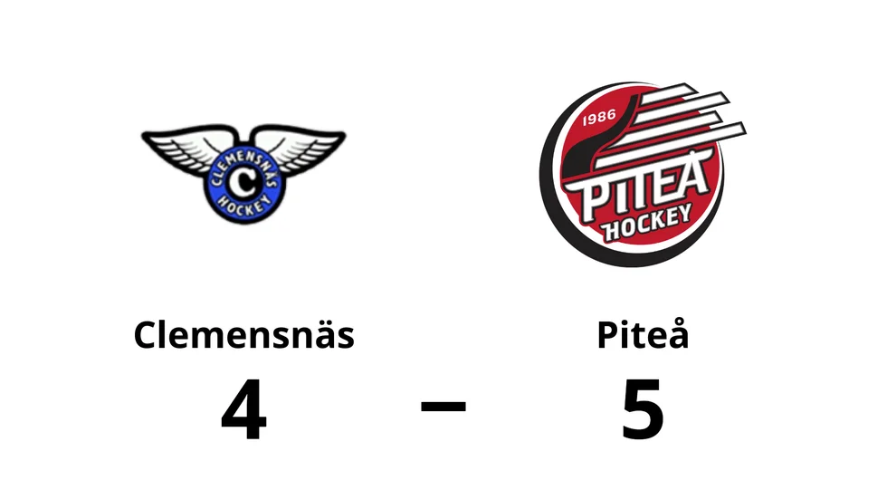 Clemensnäs HC förlorade mot Piteå HC
