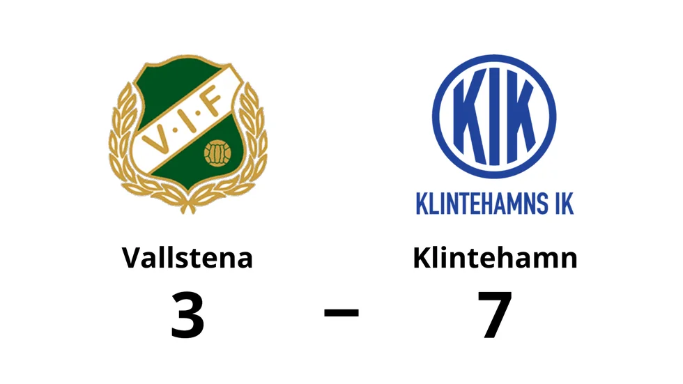 Vallstena IF förlorade mot Klintehamns IK
