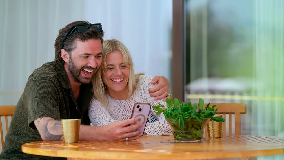 Hur har det gått för Niklas och Karin i "Love is blind"? Nu får vi veta. Pressbild.