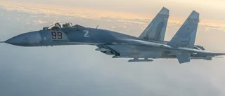 Ryska bombplan och stridsflyg över Östersjön