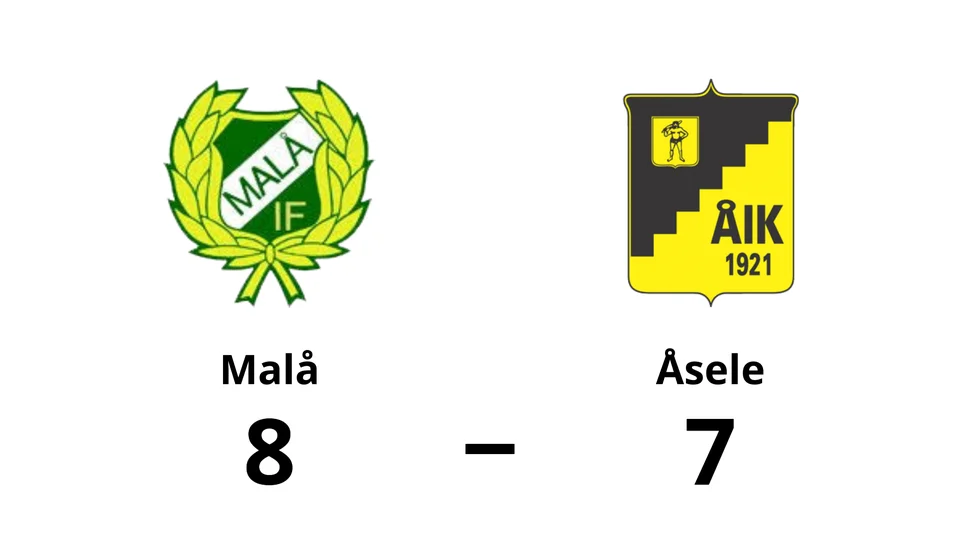 Malå IF vann mot Åsele IK