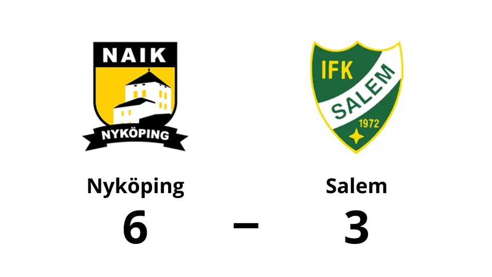 Nyköpings AIK vann mot IFK Salem
