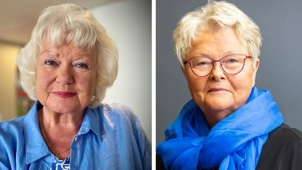 Liza di Paolo-Sandberg, SKPF Pensionärerna, och Eva Eriksson, SPF Seniorerna.