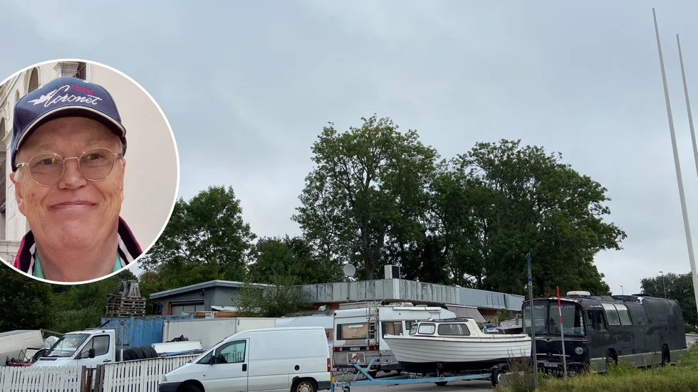 "Föresatsen och viljan att det skulle bli något på den här tomten, de har varit goda. Men sedan har det gått snett", säger Anders Danielsson, fastighetsägare.