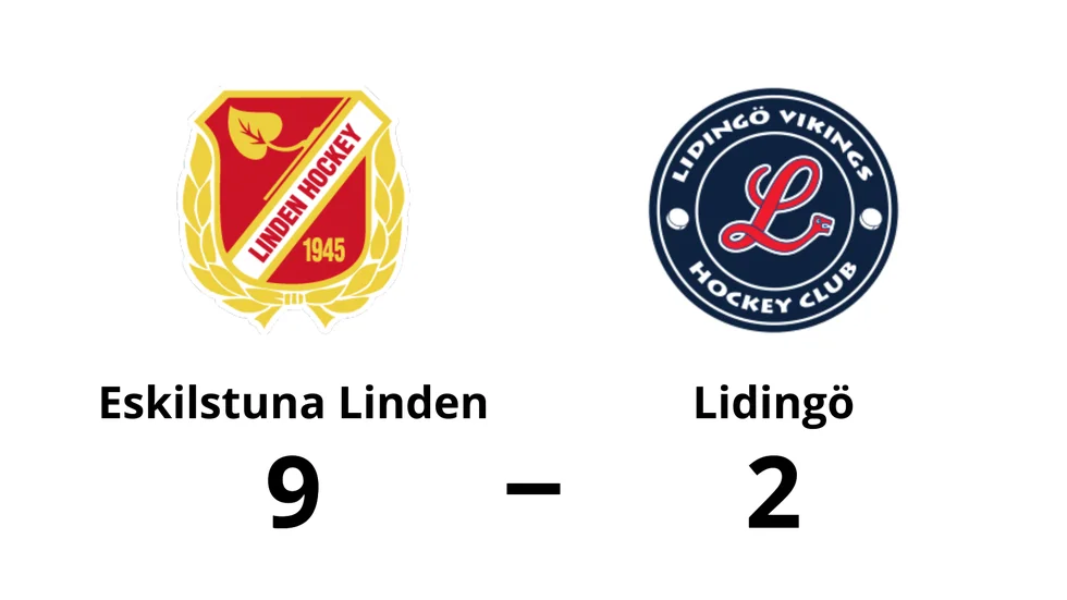 Eskilstuna Linden vann mot Lidingö Vikings HC