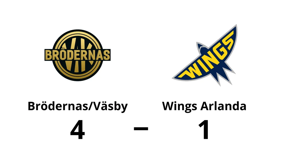 Brödernas/Väsby vann mot Wings HC Arlanda