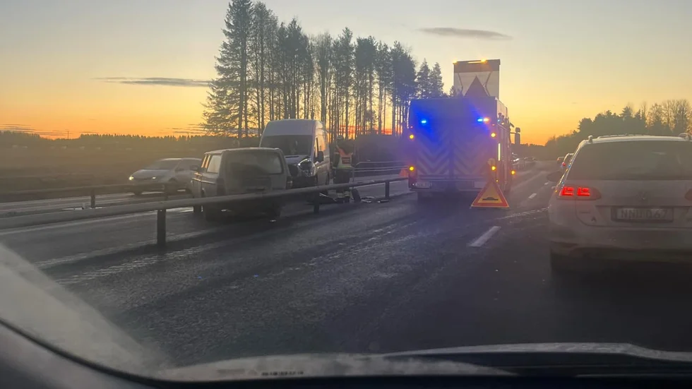 En trafikolycka har inträffat på riksväg 97 mellan Boden och Luleå.