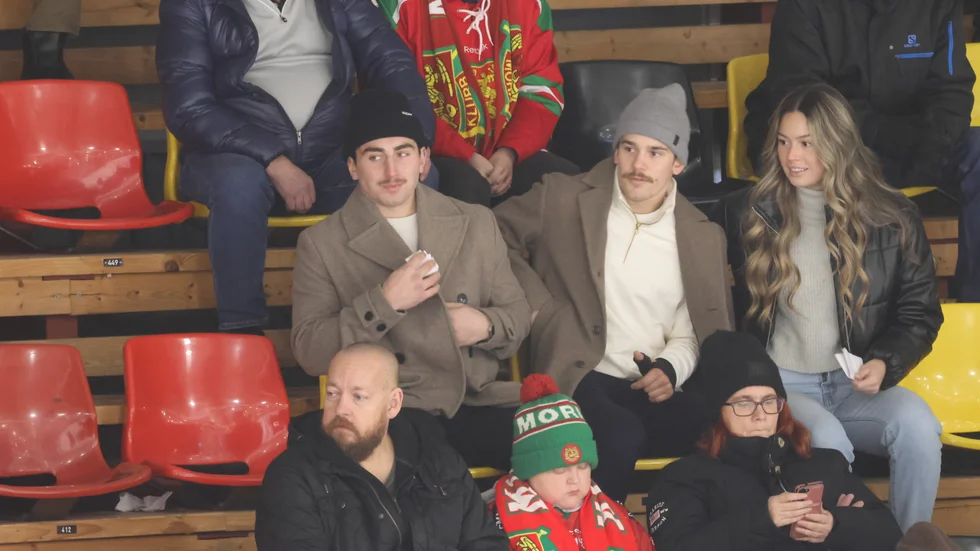 George Diaco och Kalvyn Watson på plats i VBO Arena på onsdagskvällen.