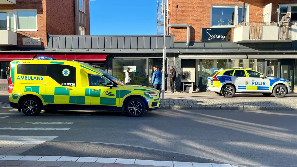 Bråket utbröt vid 14-tiden i centrala Boden.