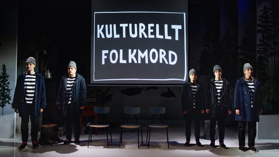 När vi var Samer har premiär på Sara kulturhus under lördagen. 