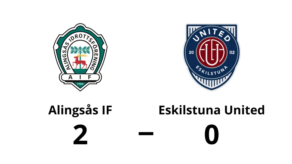 Alingsås IF vann mot Eskilstuna United