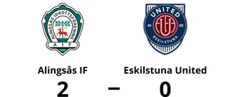 Förlust för Eskilstuna United mot Alingsås IF med 0-2