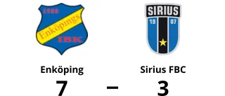 Äntligen seger för Enköping mot Sirius FBC