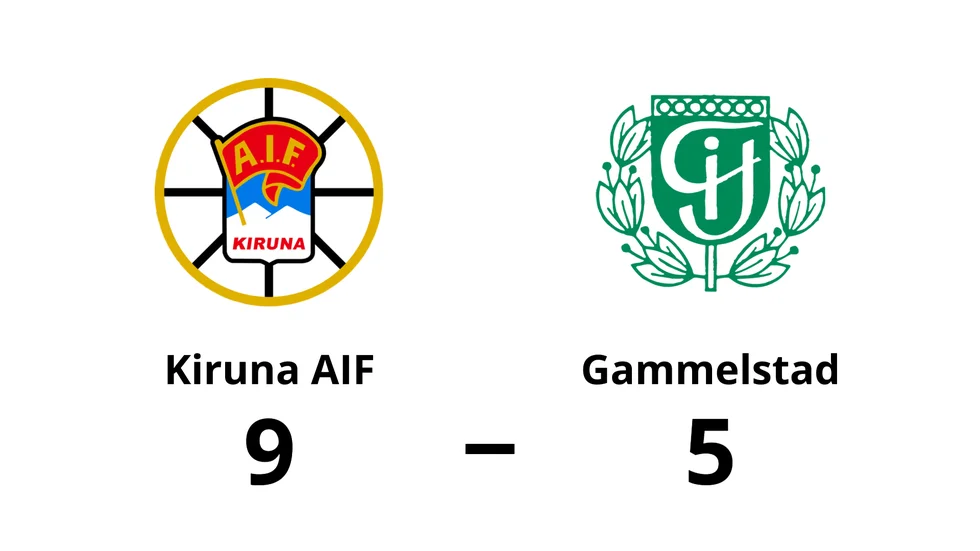 Kiruna AIF vann mot Gammelstads IF