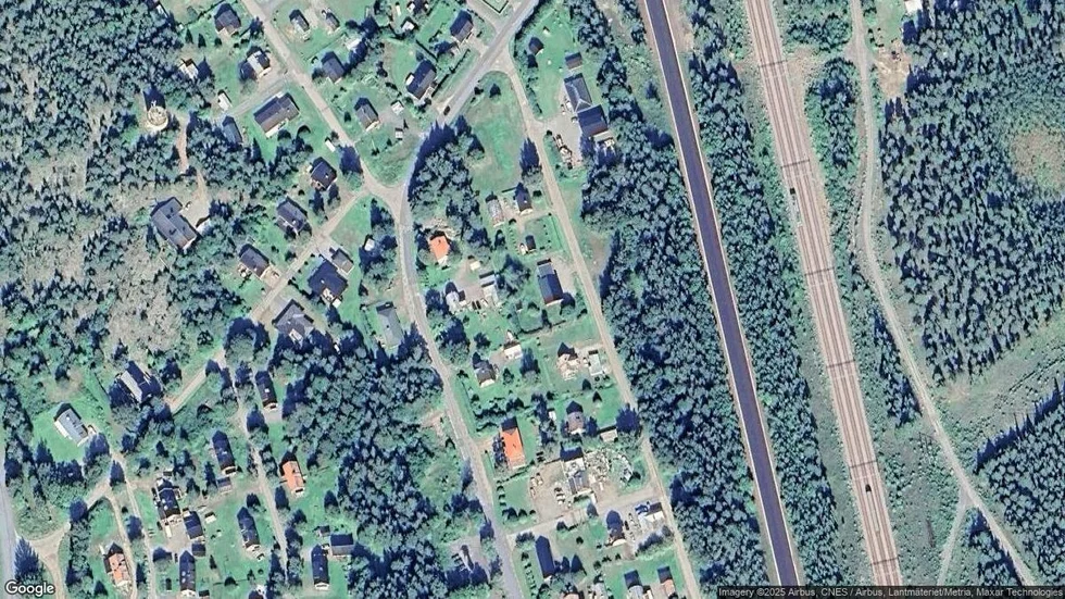 Området kring Servisvägen 19