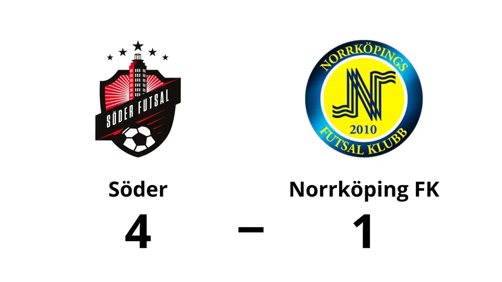 Söder Futsalklubb vann mot Norrköping FK