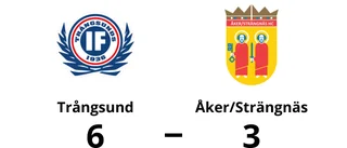 Dålig start sänkte Åker/Strängnäs mot Trångsund