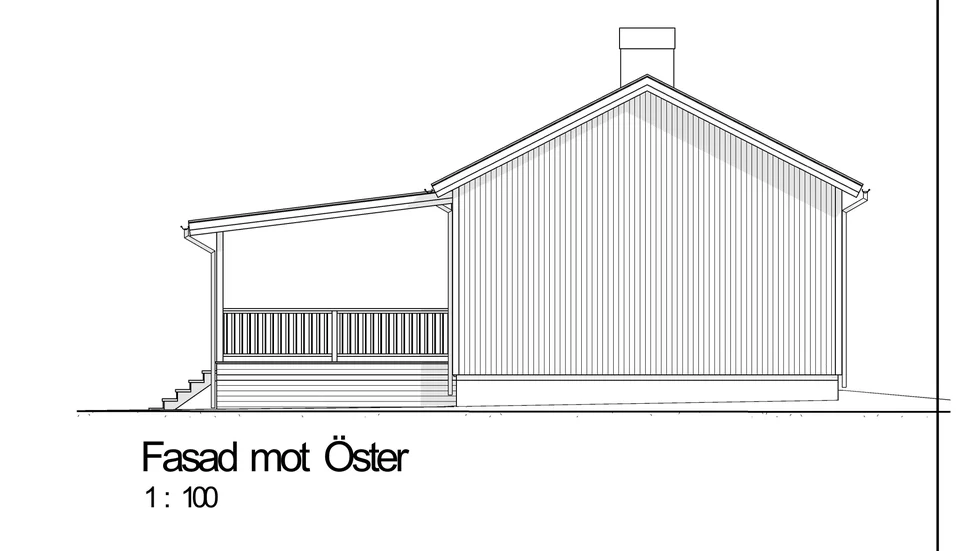 Altanen med tak godkändes direkt när ansökan lämnades in i efterhand. Piteå kommun kunde inte säga varför det inte blev handlagt 2017.