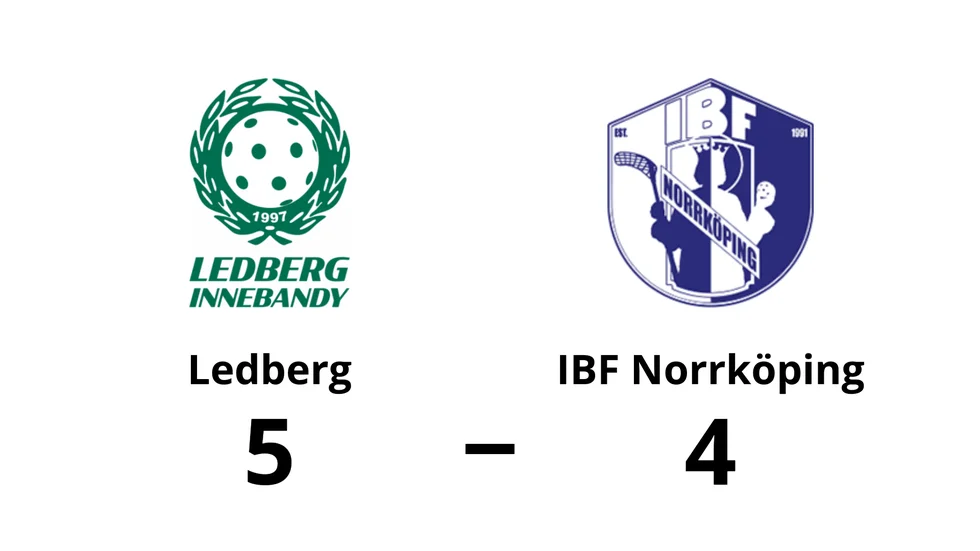 Ledberg vann mot IBF Norrköping