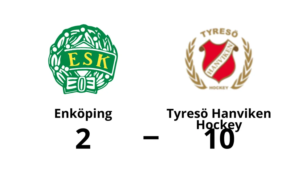 Enköpings SK HK förlorade mot Tyresö Hanviken Hockey